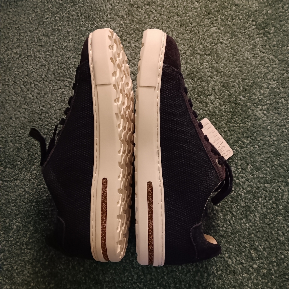 New Berkinstock Women's Blue Suede Sneakers - Picture 3 of 8